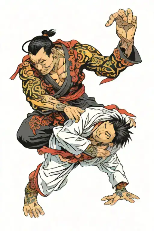 Jujitsu Kaisen Gojo Satoru Engagement tattoo design idea