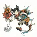 a boy named marcus tattoo design idea