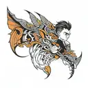 a boy named marcus tattoo design idea