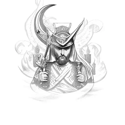 saint Martin bible tattoo design idea