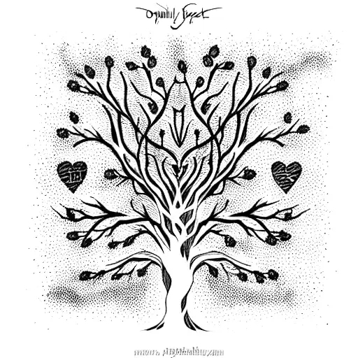 Family Tree Tattoo With Names 2 | Family tree tattoo, Tree of life tattoo,  Family name tattoos