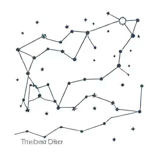 The Big Dipper Constellation tattoo design idea
