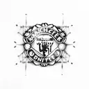 MUFC tattoo design idea