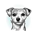 jack Russell terrier  tattoo design idea