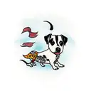 jack Russell terrier  tattoo design idea