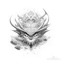 aatrox tattoo design idea