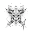 a name ''Maverick'' tattoo design idea