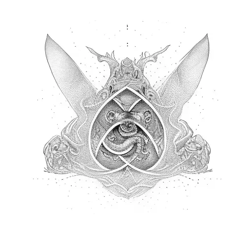 matrix of numbers tattoo design idea