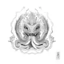 Feathered Serpent tattoo design idea