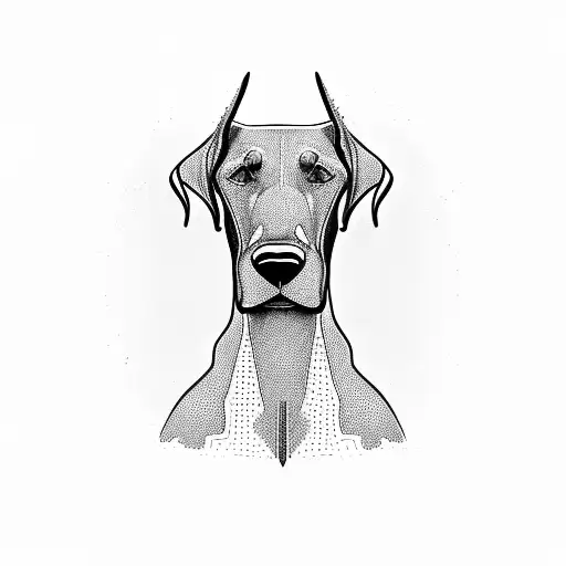 three headed doberman tattoo design idea