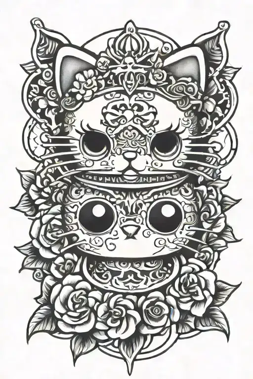 hello kitty rn tattoo design idea