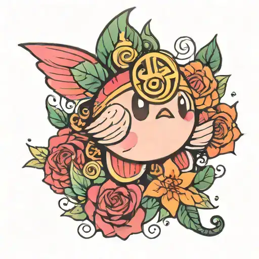 kirby tattoo design idea