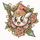 kirby tattoo design idea