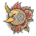 kirby tattoo design idea