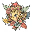 kirby tattoo design idea