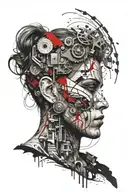 biometric full back tattoo tattoo design idea
