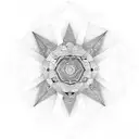 psychedelic  tattoo design idea