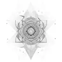psychedelic  tattoo design idea