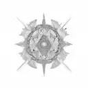 psychedelic  tattoo design idea