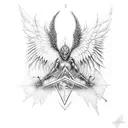 archangel sigil tattoo design idea