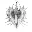 archangel sigil tattoo design idea