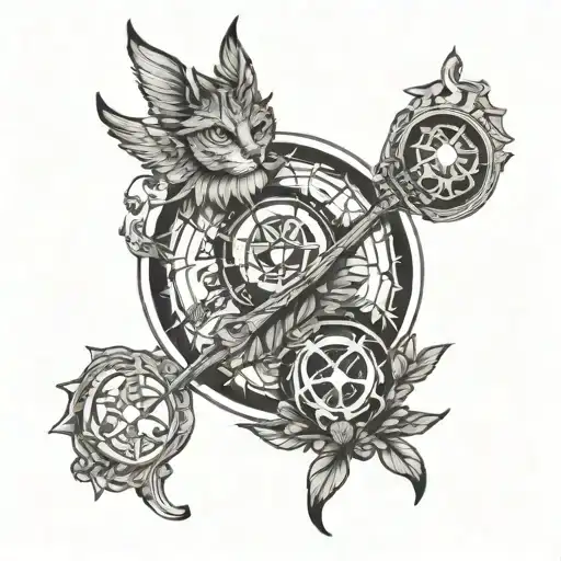 Lexa conclave tattoo featuring adhd and type 1 diabetes   tattoo design idea