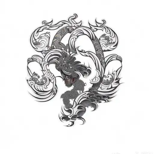 an ornate ornate design tattoo design idea