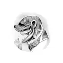 Incline bench press side profile tattoo design idea