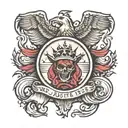 I`m justice itself The logo tattoo design idea