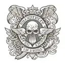 I`m justice itself The logo tattoo design idea