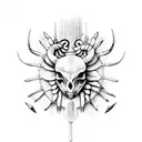 renaissance Scorpio tattoo design idea