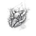 renaissance Scorpio tattoo design idea