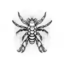 renaissance Scorpio tattoo design idea