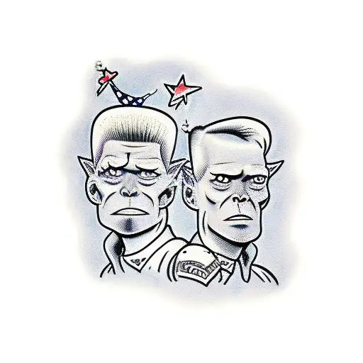 beavis and butthead  tattoo design idea