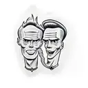beavis and butthead  tattoo design idea
