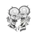 beavis and butthead  tattoo design idea