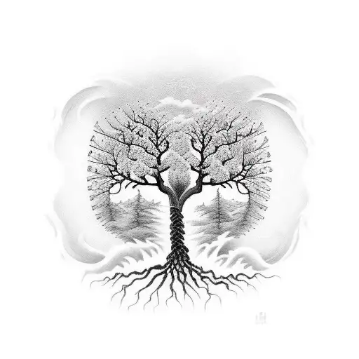 Tree of Life xxxtentacion  tattoo design idea