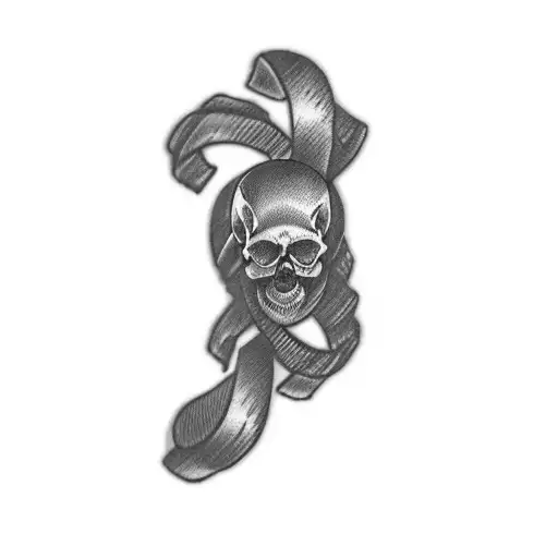 a skull and crossbones tattoo tattoo design idea