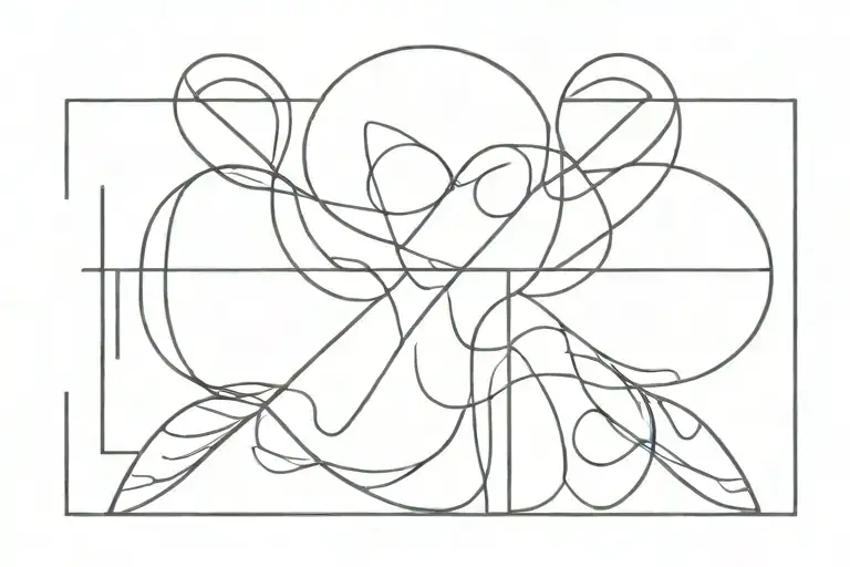 Power Love Discipline represented tattoo design idea