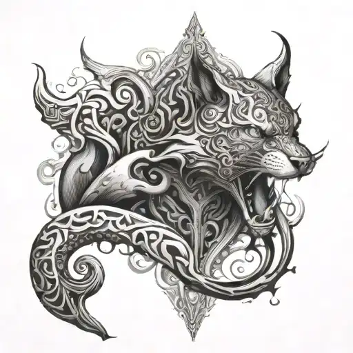 deception It symbolizes the act tattoo design idea