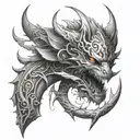 deception It symbolizes the act tattoo design idea