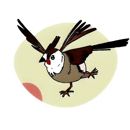 Sparrow tattoo design idea