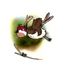 Sparrow tattoo design idea