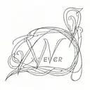 Name Xavier tattoo design idea