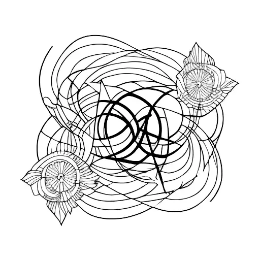 peaceful and quiet  tattoo design idea