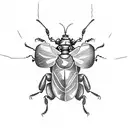 beetle tattoo design idea