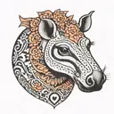 Number 41: Bagooska The Terribly Tired Tapir tattoo design idea