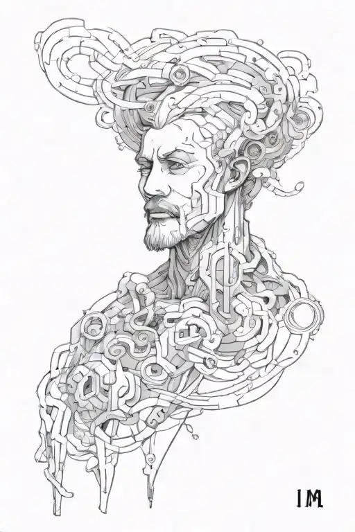 I think, therefore I am tattoo design idea