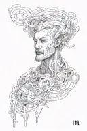 I think, therefore I am tattoo design idea