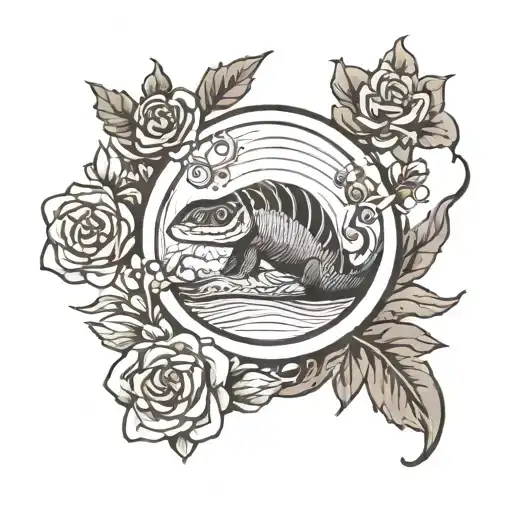 the slow rush album cover tattoo design idea